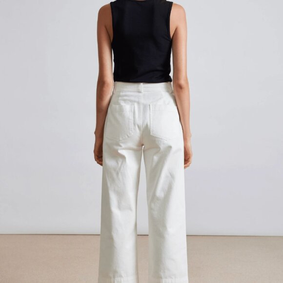 A Piece Apart Chino Merida Pant Ivory - Picture 3 of 4